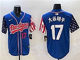 Men's Los Angeles Dodgers #17 Ohtani Royal Limited Stitched Jersey,baseball caps,new era cap wholesale,wholesale hats